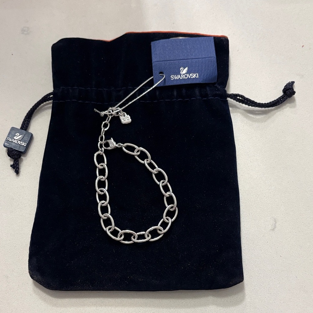 Swarovski Silver Link Bracelet
